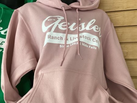 GEISLER HOODIE: PINK 2XL Online Sale