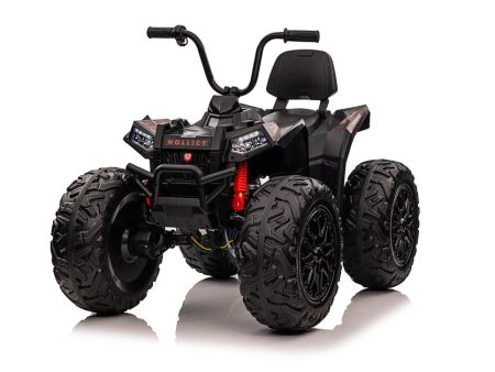 Kids Ride On Atv 12v 4x4 Off-road ATV with Monster Tires, Independent Suspension, Realistic Lights and Leather Seat - Kids On Wheelz For Cheap