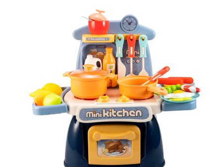 STEM Toys - Cooking Toys Mini Kitchen Set for kids 【Blue】 Online Hot Sale