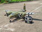 Dynam B-26 Marauder Green 4S Twin-Engine RC Warbird Plane 1.5m Wingspan w  Flaps Online Hot Sale