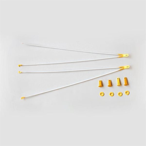 Dynam Super J3 Cub PA-18 Wing Strut Yellow Hot on Sale