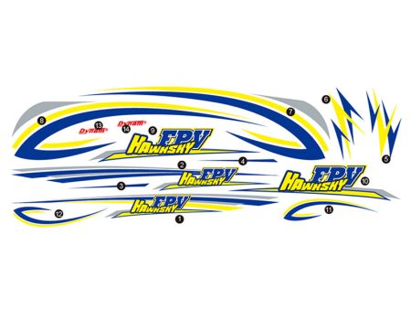 Dynam Hawksky FPV Decal on Sale