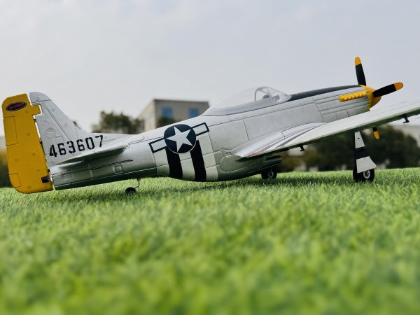 Dynam P-51 Mustang V2 Silver RC Warbird Plane 1200mm Wingspan Discount