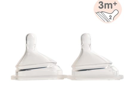 Hegen Teat Medium Flow 3M+ (2-Pack) Sale