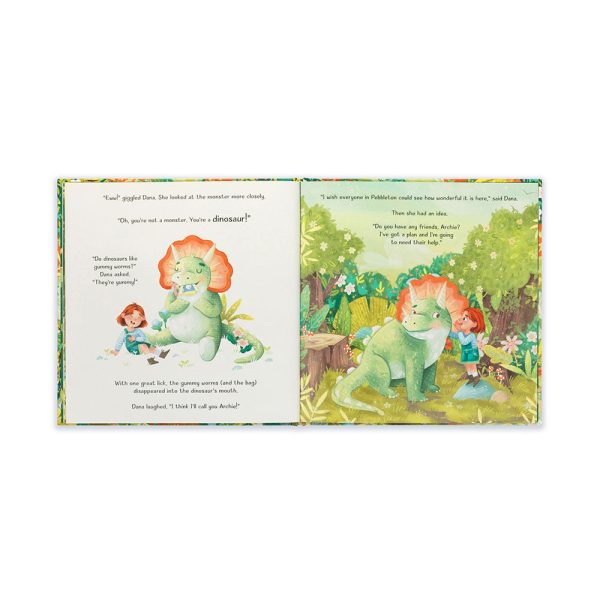 Jellycat Archie My Dinosaur Friend Book Supply