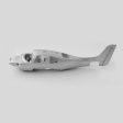 Dynam SR22 V2 Trainer Fuselage Silver Fashion