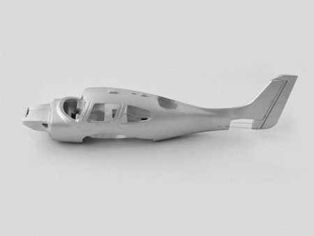 Dynam SR22 V2 Trainer Fuselage Silver Fashion