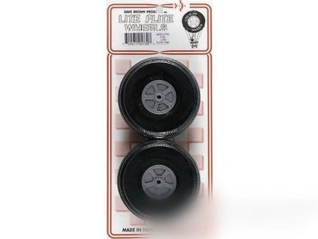 Dave Brown 76.2mm (3 ) x 19mm Treaded EVA Foam Lite Flite Wheels for 3.2mm Axle (2 Pack) Fashion