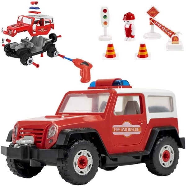 STEM Toys - Take Apart Fire Engine Assemble Toy for Kids Online Sale