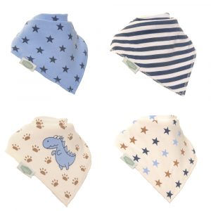 Bandana Dribble Bibs 4 Pack Dinos Hot on Sale