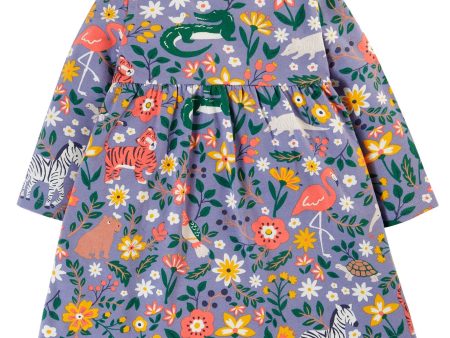 Frugi Dee Dress Rainforest Friends Online Hot Sale