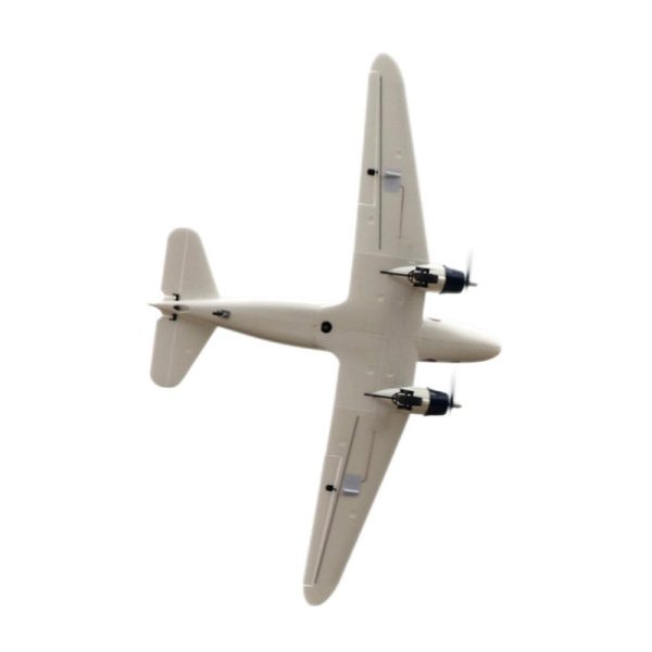 Dynam DC-3 Skybus White RC Warbird Plane 1500mm 59  Wingspan For Discount