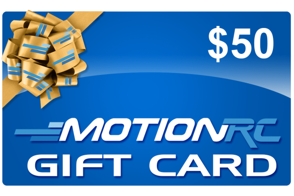 $25, $50, $100, $150, or $200 Motion RC Gift Cards Discount