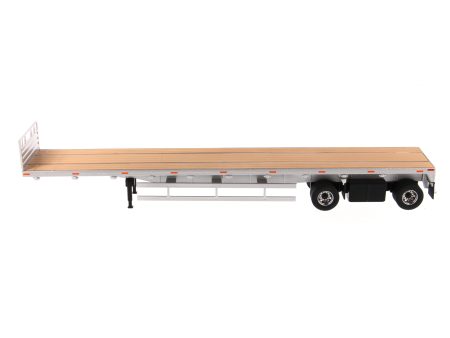 1:50 53  Flat bed trailer  - Silver, 91023 on Sale