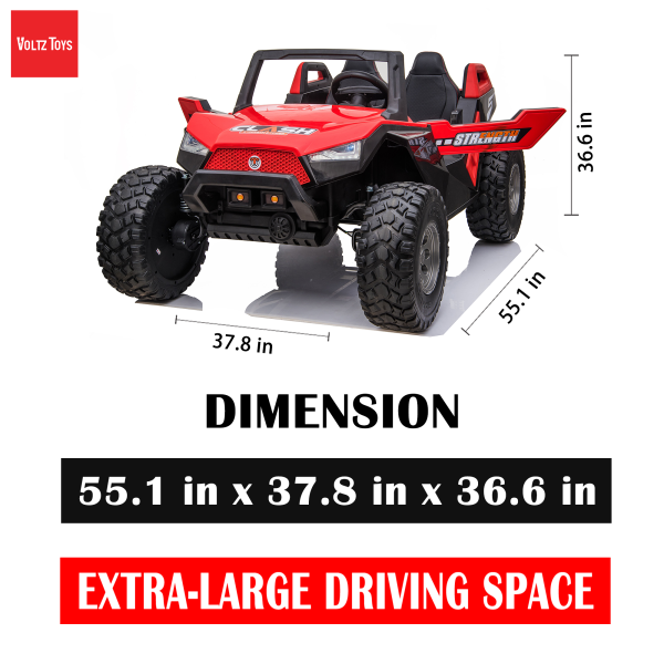 24v Dune Buggy 2 Seater Off-Road UTV Electric Motorized Kids  Ride-on Car Parental Remote Control Perfect Gift SpiderMan Edition- Kids On Wheelz Supply