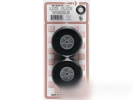 Dave Brown 63.5mm (2.50 ) x 19mm Treaded EVA Foam Lite Flite Wheels for 3.2mm Axle (2 Pack) Sale