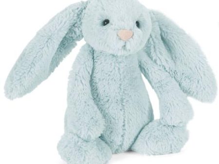 Jellycat Bashful Blue Bunny Medium - H12  X W5  Discount