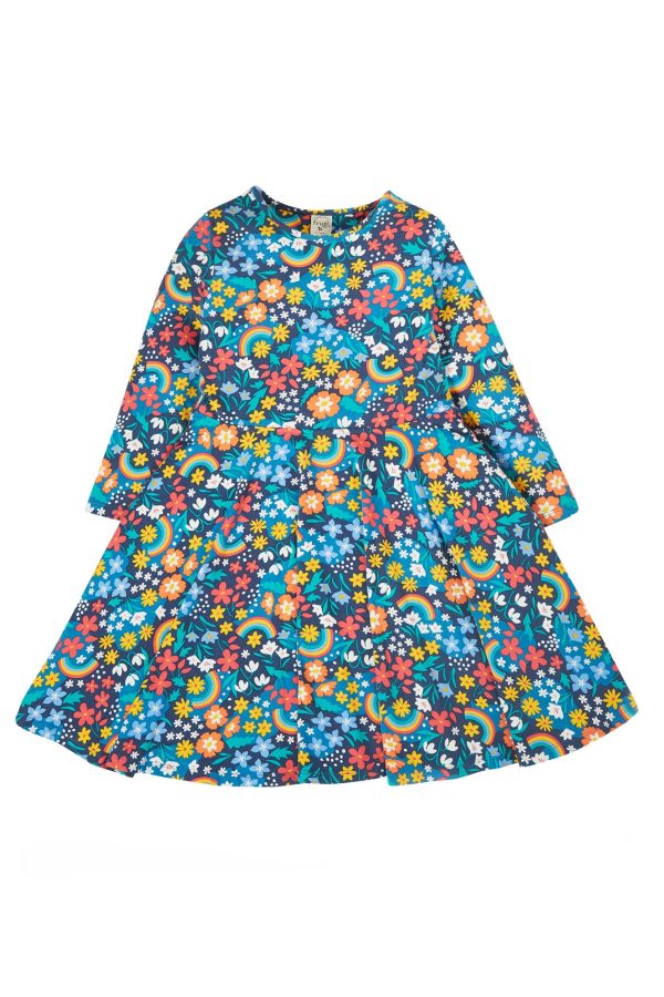 Frugi Sofia Skater Dress Winter Hedgerow Fashion