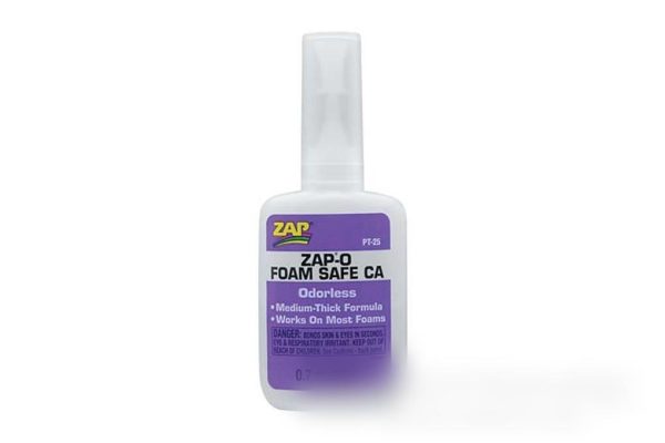 Zap Foam Safe CA Glue Medium - 0.7 oz (21mL) Online Sale