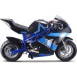 MotoTec Gas Pocket Bike GT 49cc 2-Stroke Blue Online now