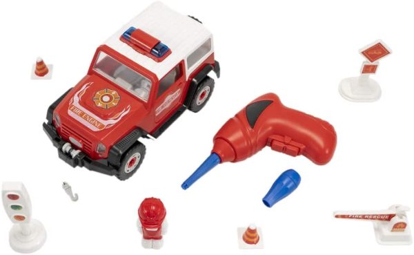 STEM Toys - Take Apart Fire Engine Assemble Toy for Kids Online Sale