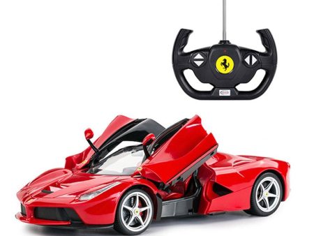 Ferrari LaFerrari RC Car 1 14 Scale Licensed Remote Control Toy Car with Open Butterfly Doors and Working Lights by Rastar Online Hot Sale