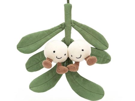 Jellycat Amuseable Mistletoe ONE SIZE - H9  X W9  on Sale