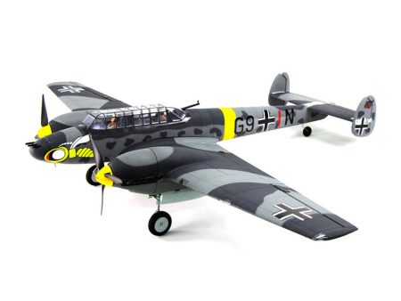 Dynam Messerschmitt BF-110 V3 4S Twin-Engine RC Warbird Plane 1500mm w  Flaps Cheap