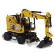 1:50 Cat® M323F Railroad Wheeled Excavator - Cat Yellow Version High Line Series, 85662 For Sale