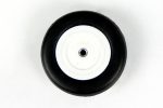 Freewing 60mm (2.55 ) x 17mm PU Rubber Treaded Wheel for 4.2mm Axle Cheap