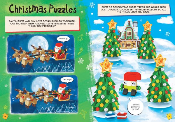 Lego Build and Celebrate Christmas Book Online Sale