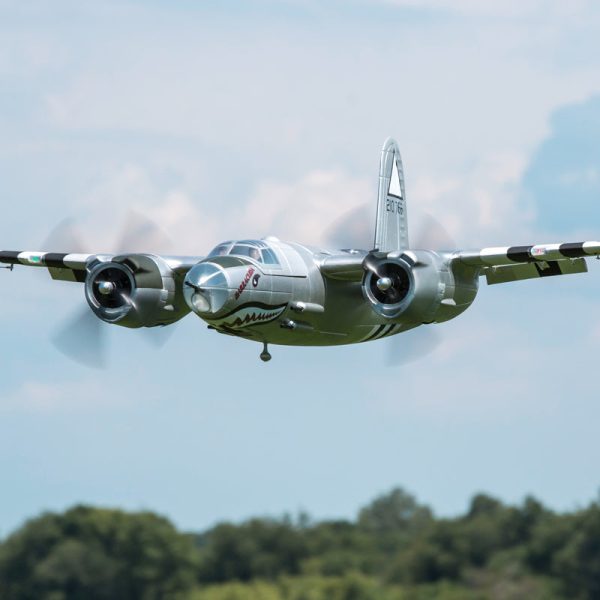 Dynam B-26 Marauder 4S RC Twin Warbird Plane 1.5m w  Flaps For Sale