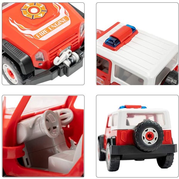 STEM Toys - Take Apart Fire Engine Assemble Toy for Kids Online Sale