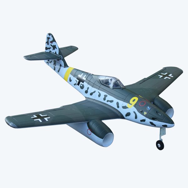 Dynam Messerschmitt Me-262 V2 PRO 6S 12-Blade Twin 70mm EDF Jet 1.5m w  Flaps on Sale