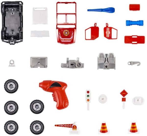 STEM Toys - Take Apart Fire Engine Assemble Toy for Kids Online Sale