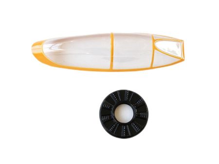 Dynam T-28 Trojan V2 Canopy Yellow Online Hot Sale