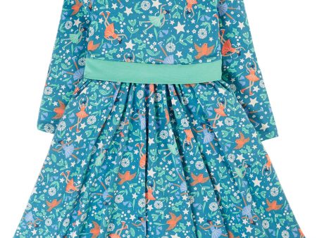 Frugi Party Skater Dress Enchanted Forest Online Hot Sale