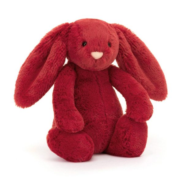 Jellycat Bashful Bunny Cranberry on Sale