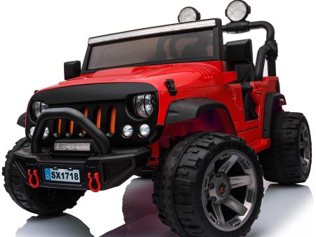 24V Jeep Wrangler  2 Seater Classic Ride on Car Toy with Remote Control and MP3 Player For Discount