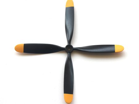 Dynam DYP-1026S 10.5x8x4 4-Blade Plane Nylon Propeller Standard Rotation For Sale