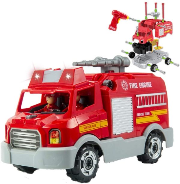 STEM Toys - Take Apart Fire Engine Assemble Toy for Kids Online Hot Sale