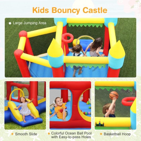 Kid s Inflatable Bouncer with Jumping Area and 480W Blower For Cheap