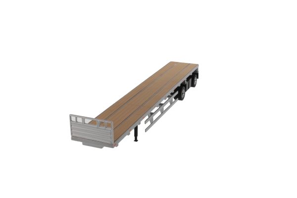 1:50 53  Flat bed trailer  - Silver, 91023 on Sale