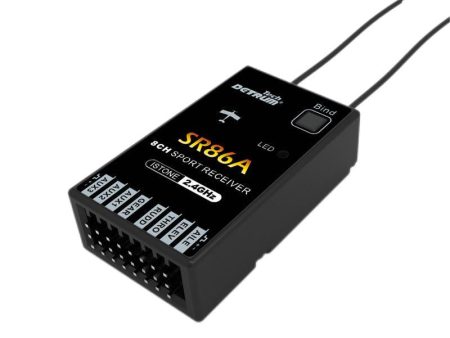 Detrum SR86A 8CH 2.4Ghz Receiver with iStone 6-Axis Gyro Stabilizer w  ABS System Hot on Sale