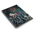 Bee Art by Raven Moonla Spiral Notebook - Ruled Line Online Hot Sale