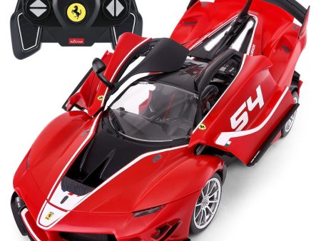 【BUILDING KIT】Rastar 1 18 Ferrari FXXK EVO DIY Building Kit with Remote Control, 92pcs Sale