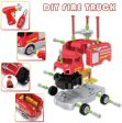 STEM Toys - Take Apart Fire Engine Assemble Toy for Kids Online Hot Sale