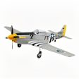 Dynam P-51 Mustang V2 Silver RC Warbird Plane 1200mm Wingspan Discount