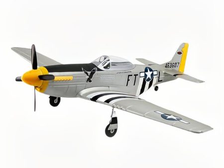 Dynam P-51 Mustang V2 Silver RC Warbird Plane 1200mm Wingspan Discount