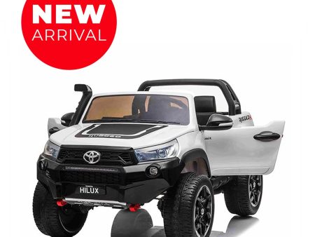 2 Seaters Toyota Hilux 24V Electric Kids  Ride On Truck with Parental Remote Control - KOW Sale